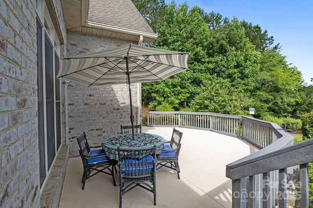 753 River Bend Dr, Granite Falls, NC 28630 - view of patio / terrace with outdoor dining area