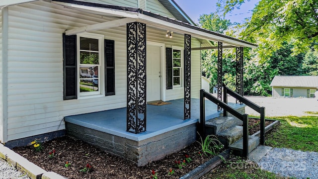 106 Cedar St, Spindale, NC 28160 - view of wooden porch