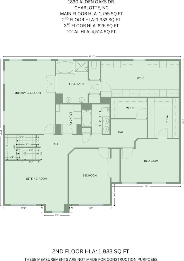 1830 Alden Oaks Ln, Charlotte, NC 28270 - view of home floor plan