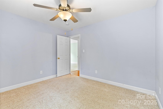 5707 Sustar Dr, Monroe, NC 28110 - unfurnished room featuring ceiling fan and carpet flooring