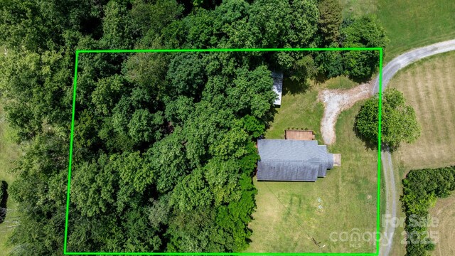 1844 Bellcroft Ln, Lenoir, NC 28645 - aerial overview of property's location with property parcel outlined