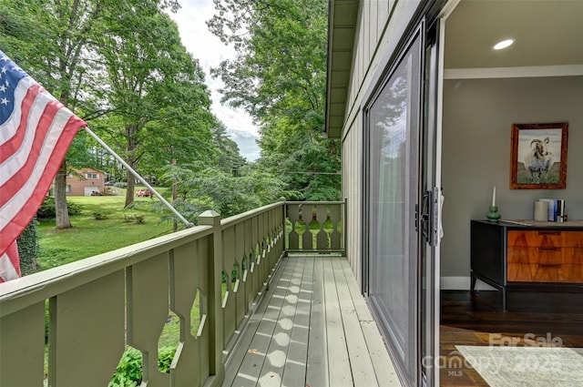 19 Poplar Ct, Hendersonville, NC 28792 - view of balcony