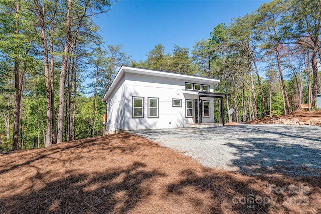 163 Hawk Hollow Dr, Lake Lure, NC 28746 - view of front of home