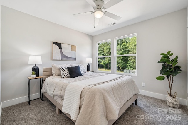 384 Speedway Pl, Concord, NC 28027 - bedroom with carpet floors and ceiling fan