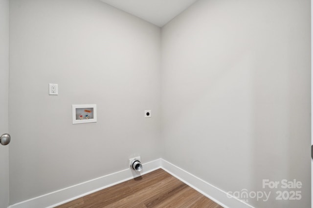 384 Speedway Pl, Concord, NC 28027 - washroom with washer hookup, electric dryer hookup, and dark wood finished floors