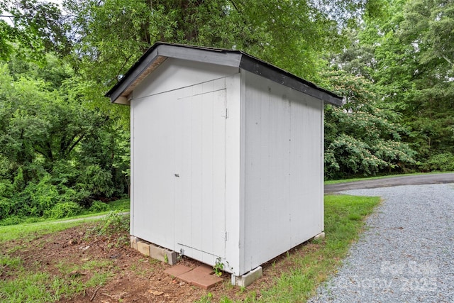 922 Maurice St, Monroe, NC 28112 - view of shed with a view of trees