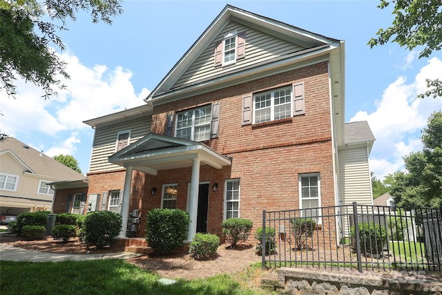 12321 Aquitaine St, Charlotte, NC 28277 - view of front facade with brick siding
