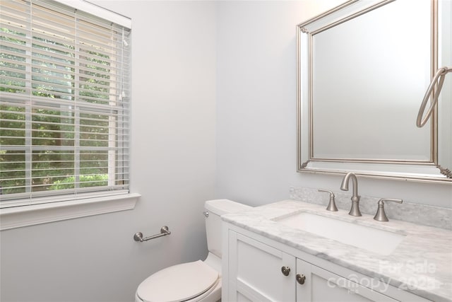 12321 Aquitaine St, Charlotte, NC 28277 - bathroom featuring vanity and toilet
