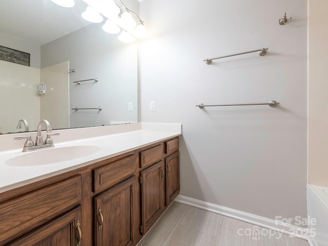 703 Bradberry Ln, Indian Trail, NC 28079 - full bath featuring vanity and baseboards