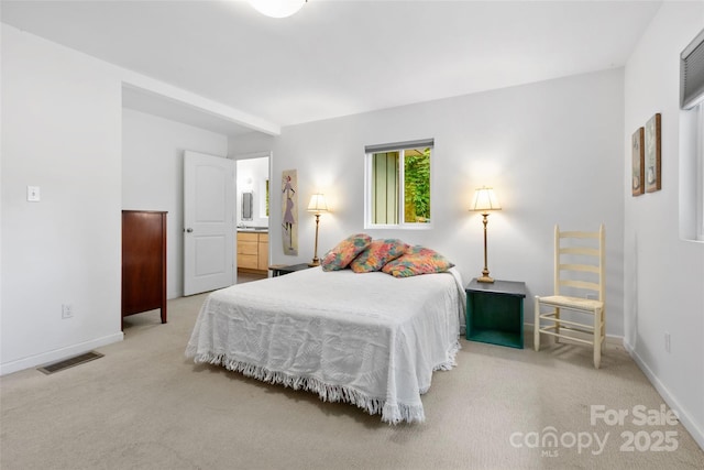 155 Old Starnes Cove Rd, Asheville, NC 28806 - bedroom featuring light carpet and ensuite bath