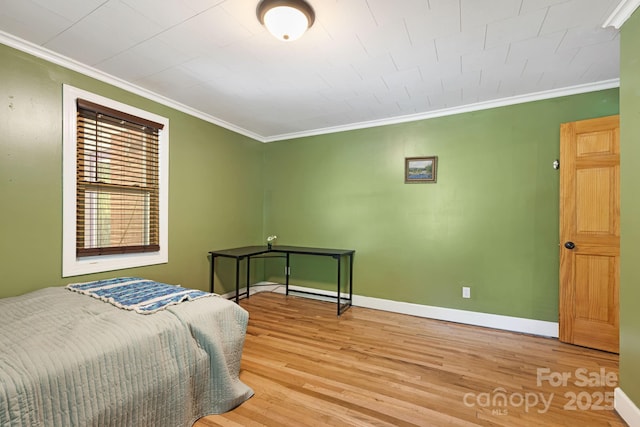 1271 Upper Brush Creek Rd, Fairview, NC 28730 - bedroom featuring wood finished floors and crown molding