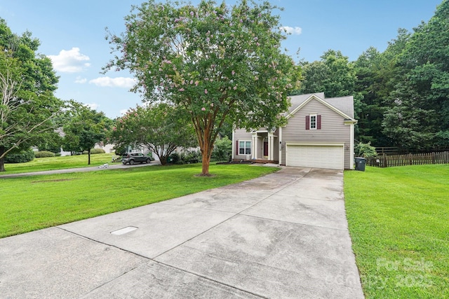 8618 Sam Dee Rd, Charlotte, NC 28215 - view of property hidden behind natural elements with a garage and driveway