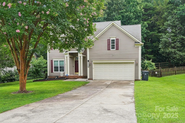 8618 Sam Dee Rd, Charlotte, NC 28215 - view of front of house with an attached garage and driveway