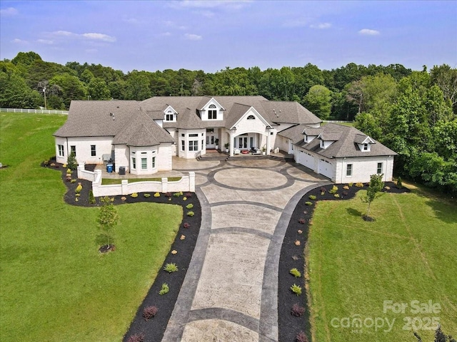 7068 Denison Rd, Summerfield, NC 27358 - view of subject property with a heavily wooded area