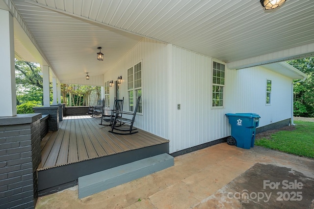 506 E Main St, Forest City, NC 28043 - view of wooden porch