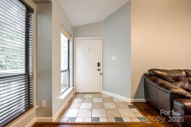 1606 Sharon Rd W Unit 40, Charlotte, NC 28210 - foyer with lofted ceiling and baseboards