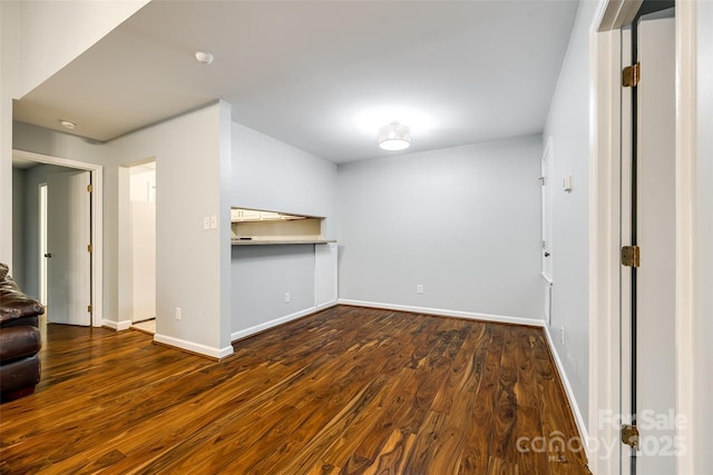 1606 Sharon Rd W Unit 40, Charlotte, NC 28210 - spare room with dark wood-style flooring and baseboards