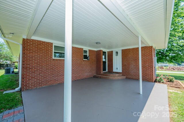 1696 Race Path Church Rd, Mooresboro, NC 28114 - view of patio / terrace with a carport