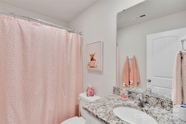 410 Apex Cir, Shelby, NC 28152 - bathroom with vanity and a shower with curtain