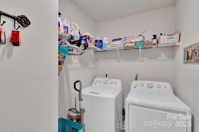 410 Apex Cir, Shelby, NC 28152 - laundry room featuring separate washer and dryer