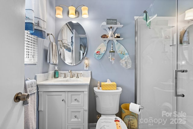 135 Burton Hills Cir, Gastonia, NC 28054 - full bath with vanity and a stall shower