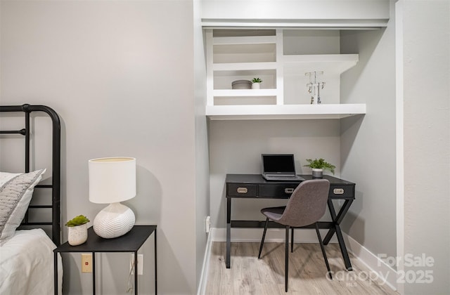 8135 Cedar Glen Dr, Charlotte, NC 28212 - office with wood finished floors and baseboards