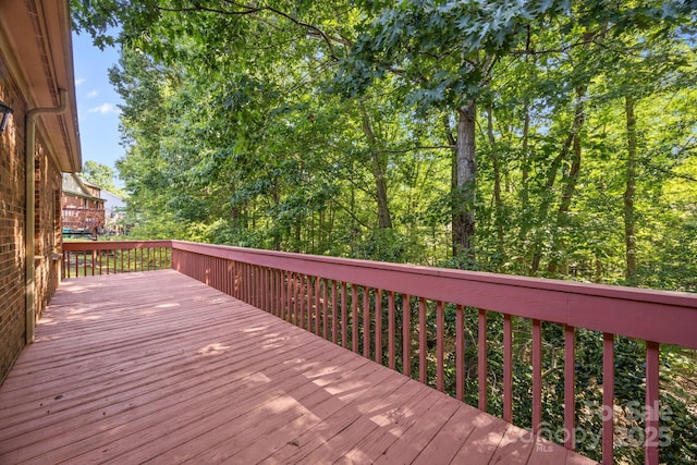 212 Foxfield Ln, Matthews, NC 28105 - view of wooden terrace