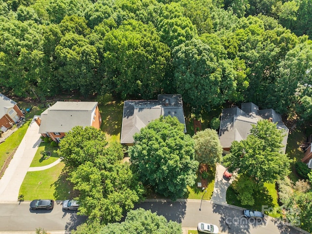 212 Foxfield Ln, Matthews, NC 28105 - drone / aerial view of a heavily wooded area
