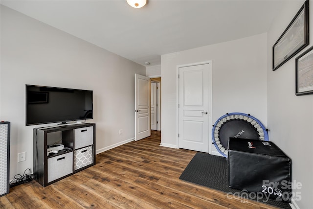 4107 Park S Station Blvd, Charlotte, NC 28210 - office featuring wood finished floors and baseboards