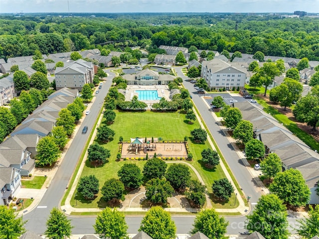 4107 Park S Station Blvd, Charlotte, NC 28210 - bird's eye view of a pool area