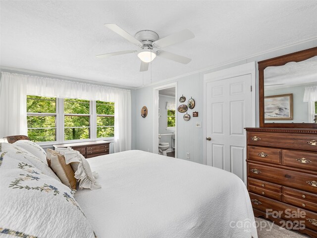185 Indian Springs Rd, Clyde, NC 28721 - bedroom featuring ceiling fan