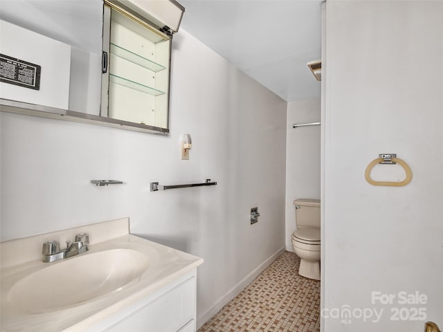 185 Indian Springs Rd, Clyde, NC 28721 - bathroom with vanity and tile patterned floors