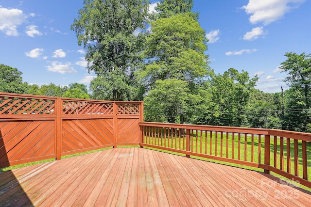 8706 Richardson King Rd, Waxhaw, NC 28173 - wooden terrace featuring a yard