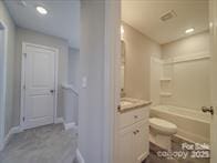 1017 W C St, Kannapolis, NC 28081 - full bathroom with vanity and shower / bath combination