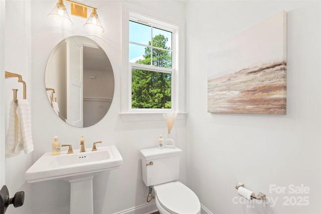3222 Player Ct, Salisbury, NC 28144 - half bath with toilet and baseboards