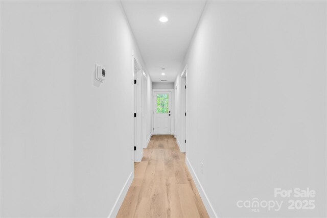 452 Duncan St, Spartanburg, SC 29306 - hall with recessed lighting and light wood-type flooring