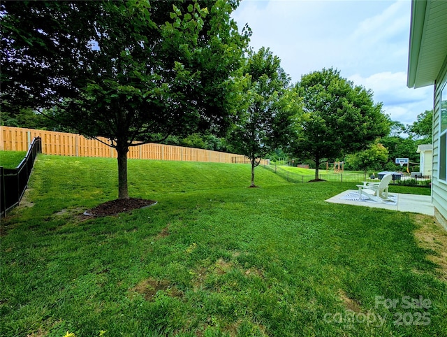 408 Presidio Dr, Rock Hill, SC 29732 - fenced backyard featuring a patio