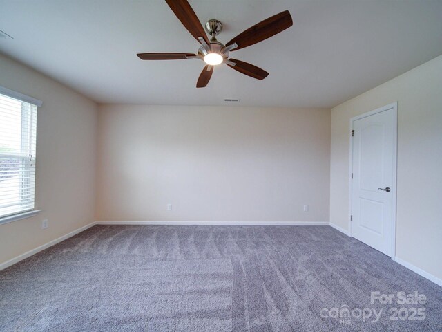 3009 Palm Dr, Fort Mill, SC 29715 - carpeted spare room with ceiling fan and baseboards