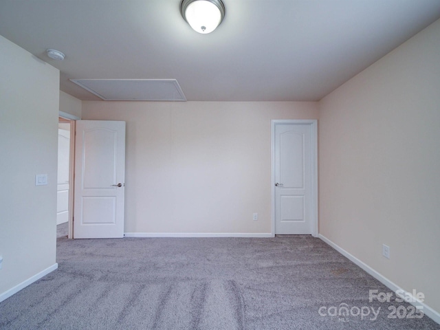 3009 Palm Dr, Fort Mill, SC 29715 - carpeted spare room with attic access and a smoke detector