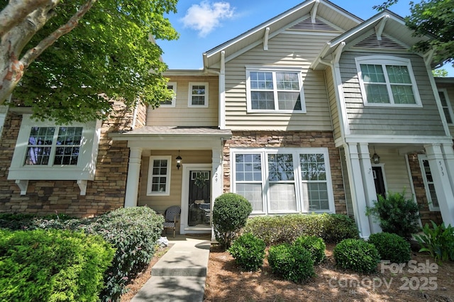 529 River Park Rd, Belmont, NC 28012 - townhome / multi-family property featuring stone siding