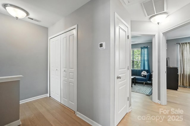 529 River Park Rd, Belmont, NC 28012 - hallway featuring light wood finished floors