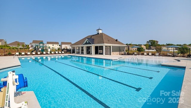 1357 Secrest Commons Dr, Monroe, NC 28112 - community pool with a patio area