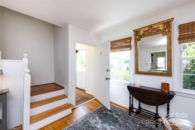 528 Wakefield Dr Unit A, Charlotte, NC 28209 - entryway featuring light wood-style floors and baseboards