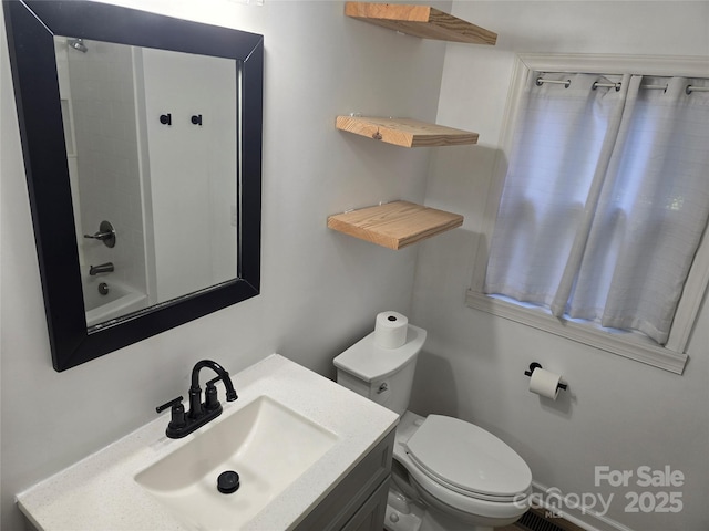 616 Laurel St, Albemarle, NC 28001 - bathroom featuring vanity and toilet