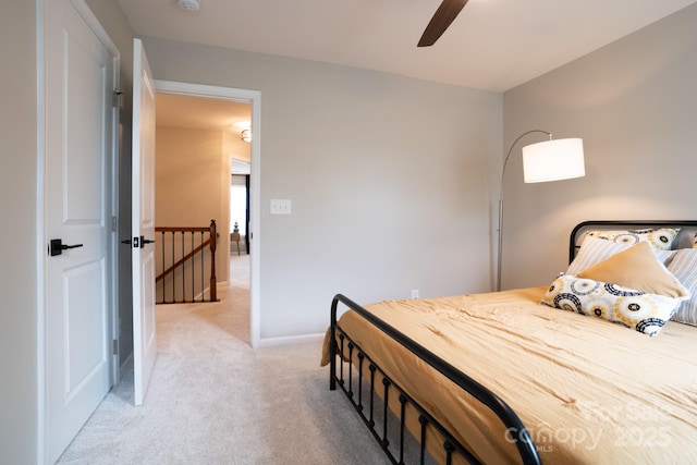 3537 Hornets Nest Way Unit 206, Charlotte, NC 28208 - bedroom featuring carpet and ceiling fan
