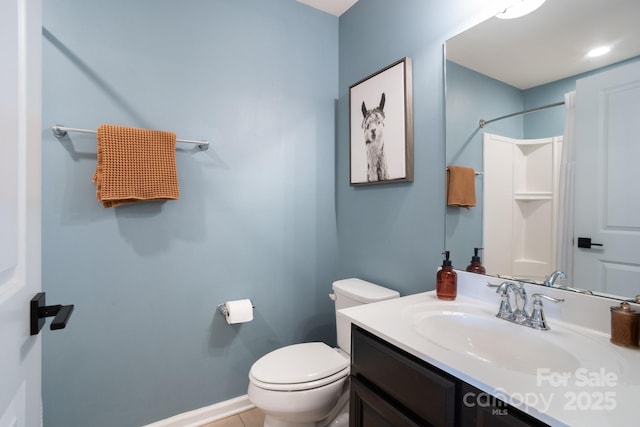 3537 Hornets Nest Way Unit 206, Charlotte, NC 28208 - bathroom featuring vanity and a shower