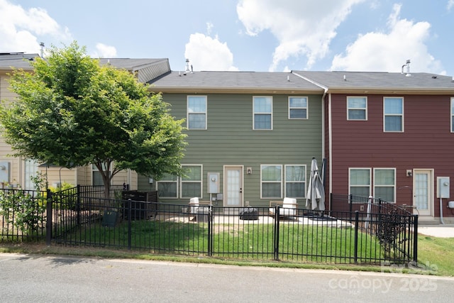 3537 Hornets Nest Way Unit 206, Charlotte, NC 28208 - townhome / multi-family property featuring a fenced front yard