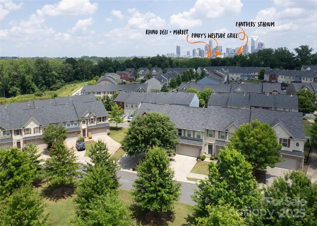 3537 Hornets Nest Way Unit 206, Charlotte, NC 28208 - aerial view of residential area