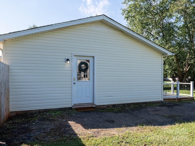 327 Downing St, Troutman, NC 28166 - rear view of property