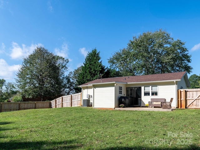 327 Downing St, Troutman, NC 28166 - back of house featuring a patio area